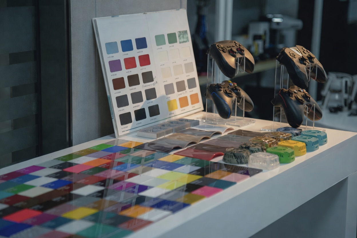 BaysonTech CMF and prototype display for hardware product development
