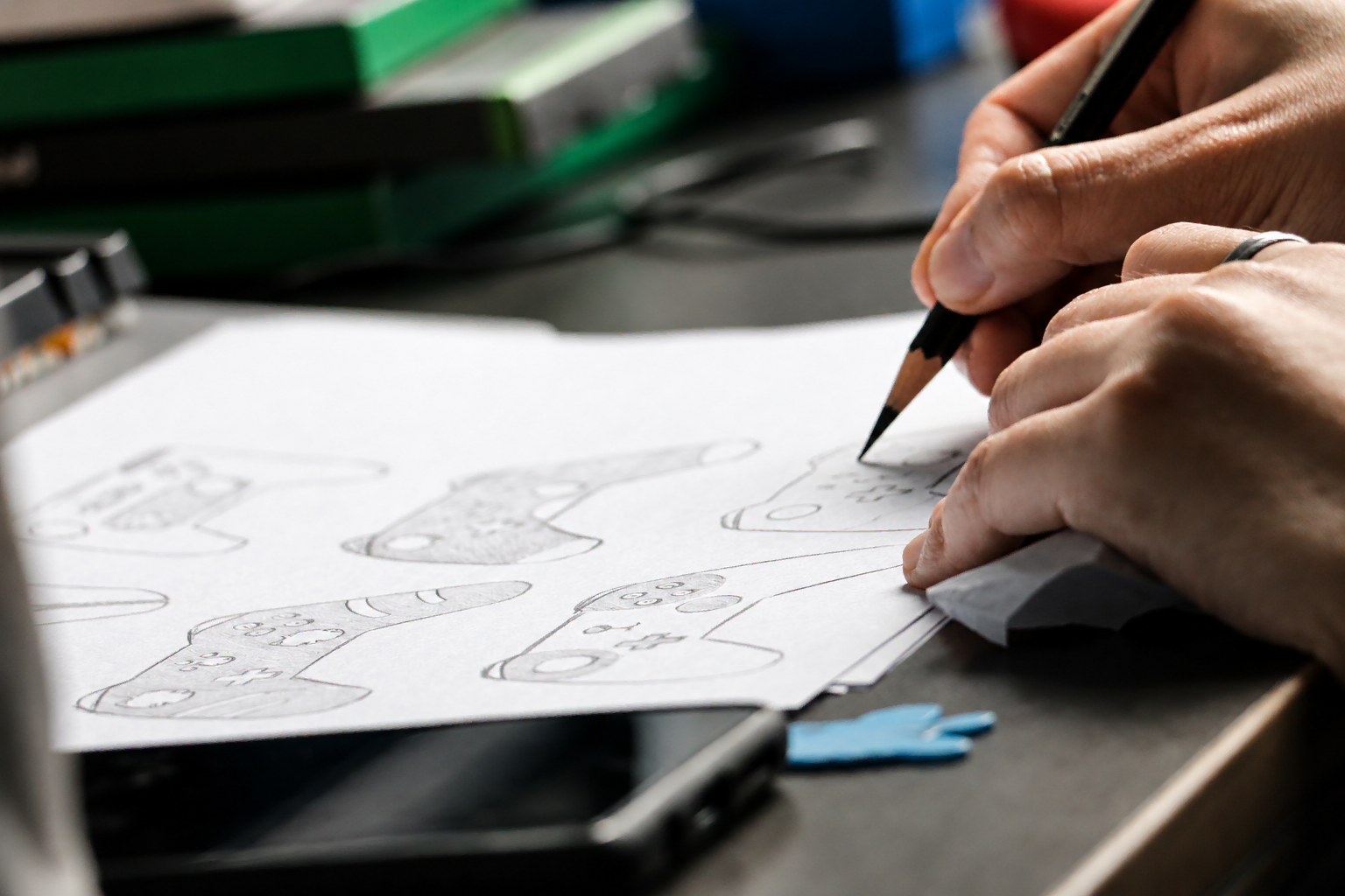 BaysonTech hardware product sketch for founder story